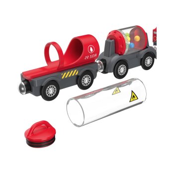 lupilu® Elektrische Lok, 3-teilig (Lok + Anhänger) - B-Ware neuwertig