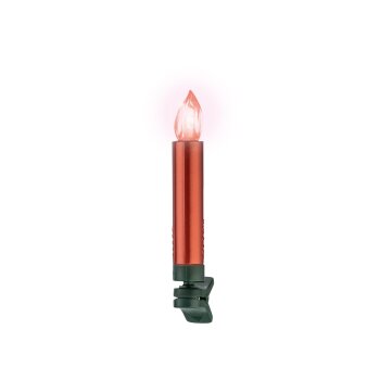 LIVARNO home Kabellose LED-Weihnachtsbaumkerzen, 15-tlg. (Rot) - B-Ware neuwertig