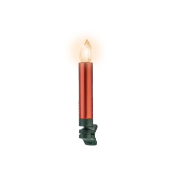 LIVARNO home Kabellose LED-Weihnachtsbaumkerzen, 15-tlg. (Rot) - B-Ware neuwertig