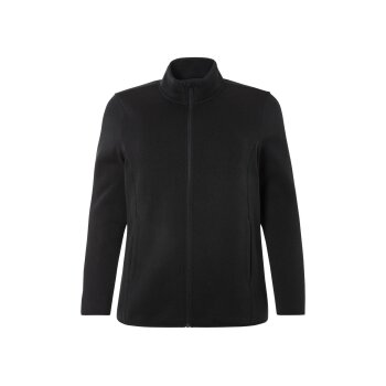 esmara® Damen Strickfleece-Jacke, mit Stehkragen (Schwarz, XL(48/50)) - B-Ware neuwertig