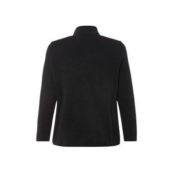 esmara® Damen Strickfleece-Jacke, mit Stehkragen (Schwarz, XL(48/50)) - B-Ware neuwertig