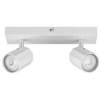 LIVARNO home Wand-/Deckenleuchte, neig- und schwenkbare Spots (Weiß) - B-Ware neuwertig