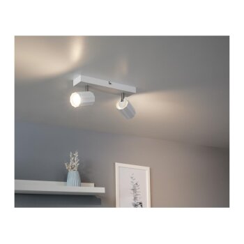 LIVARNO home Wand-/Deckenleuchte, neig- und schwenkbare Spots (Weiß) - B-Ware neuwertig