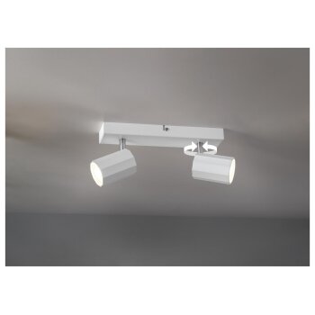 LIVARNO home Wand-/Deckenleuchte, neig- und schwenkbare Spots (Weiß) - B-Ware neuwertig