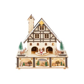 LIVARNO home Haus mit beweglichen Figuren - B-Ware