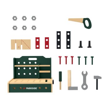 lupilu® Tischklinik / Tischwerkbank / Schminktisch, 13-teilig / 25-teilig / 8-teilig - B-Ware