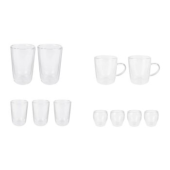 SILVERCREST® Isolierglas doppelwandig, handgefertigt...