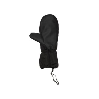 CRIVIT Damen Skihandschuhe mit Sicherheitsschlaufe (schwarz/Fausthandschuh, 7,5) - B-Ware neuwertig