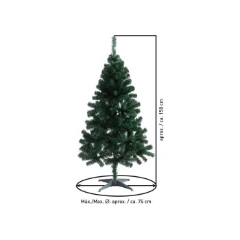LIVARNO home Künstlicher Weihnachtsbaum, 150 cm (Grün) - B-Ware sehr gut