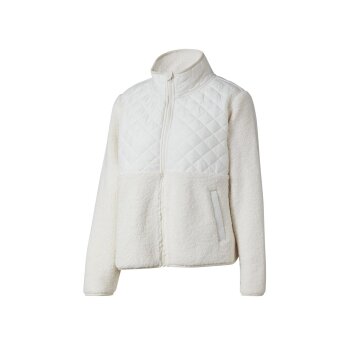 CRIVIT Damen Fleecejacke aus Lammfellimitat (Weiß, L(44/46)) - B-Ware sehr gut