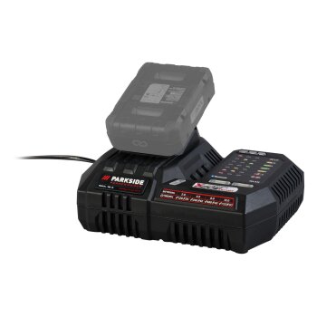 PARKSIDE PERFORMANCE® 20 V / 12 A Smart-Akku-Ladegerät »PLGS 2012 A1«, ohne Akku - B-Ware neuwertig