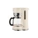 SILVERCREST® Kaffeemaschine Chrom Retro 1973 Creme SKMR 1000 A1 - B-Ware sehr gut