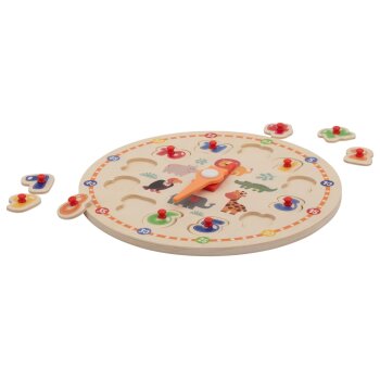 LUPILU® Labyrinth-Spiel / Stempelpuzzle / Uhrenpuzzle / Fädelspiel / Magnet-Labyrinth - B-Ware