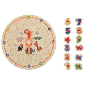 LUPILU® Labyrinth-Spiel / Stempelpuzzle / Uhrenpuzzle / Fädelspiel / Magnet-Labyrinth - B-Ware