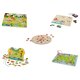 LUPILU® Labyrinth-Spiel / Stempelpuzzle / Uhrenpuzzle / Fädelspiel / Magnet-Labyrinth - B-Ware