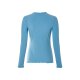 esmara® Damen Langarmshirts, 2 Stück, aus weicher Ripp-Qualität (Schwarz/blau, M(40/42)) - B-Ware neuwertig