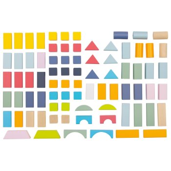 LUPILU® Spieltrommel-Sortiment Stadt/Bunte Bausteine/Meereswelt (Bunte Bausteine) - B-Ware sehr gut