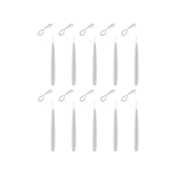 LIVARNO home Christbaumkerzen hängend LED, mit Fernbedienung (Weiß) - B-Ware neuwertig