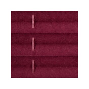 Lichtblick Klemmfix Plissee, stufenloses Einstellen, blickdicht, Montage ohne Bohren, 80 x 210 cm, brombeer - B-Ware neuwertig