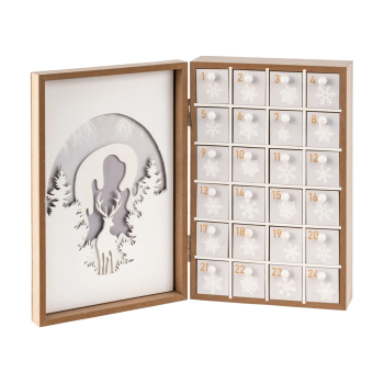 LIVARNO home Adventskalender (Weiß) - B-Ware neuwertig