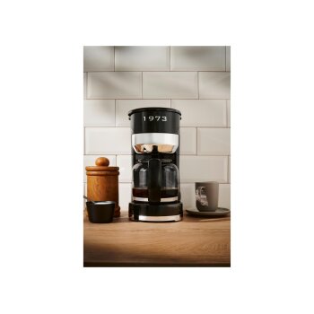 SILVERCREST® Kaffeemaschine Chrom Retro 1973 Schwarz »SKMR 1000 A1« - B-Ware gut