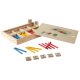 lupilu® Stäbchen-Spiel / Holz-Gedächtnisspiel / Buchstabenwürfel-Spiel / Karotten-Steckspiel / Kaktus-Steckspiel - B-Ware