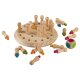 lupilu® Stäbchen-Spiel / Holz-Gedächtnisspiel / Buchstabenwürfel-Spiel / Karotten-Steckspiel / Kaktus-Steckspiel - B-Ware