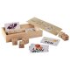 lupilu® Stäbchen-Spiel / Holz-Gedächtnisspiel / Buchstabenwürfel-Spiel / Karotten-Steckspiel / Kaktus-Steckspiel - B-Ware