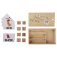 lupilu® Stäbchen-Spiel / Holz-Gedächtnisspiel / Buchstabenwürfel-Spiel / Karotten-Steckspiel / Kaktus-Steckspiel - B-Ware