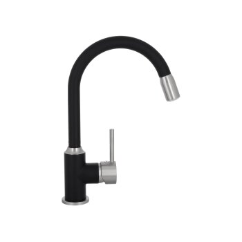 LIVARNO® LED-Spültischarmatur (satiniert-schwarz) - B-Ware sehr gut