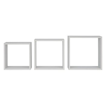 LIVARNO HOME Regalwürfel-Set, 3 Stück (Weiß) - B-Ware neuwertig