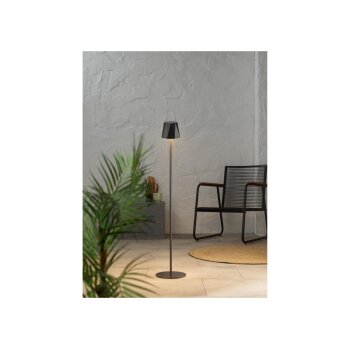 LIVARNO home LED-Akku-Stehleuchte (Anthrazit) - B-Ware sehr gut