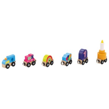 LUPILU® Geburtstags- Eisenbahn-Set (Zug) - B-Ware neuwertig