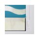 Lichtblick Duo Rollo Welle Klemmfix, ohne Bohren, ab 45 x 150 cm (Petrol, 80x150 cm) - B-Ware neuwertig