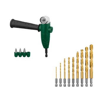 PARKSIDE® Winkelbithalter und Impact-Bohrer-Set - B-Ware