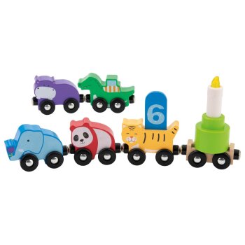 lupilu® Geburtstags- Eisenbahn-Set - B-Ware