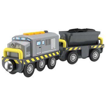 lupilu® Elektrische Lok, 3-teilig (Elektrische Diesellok) - B-Ware neuwertig