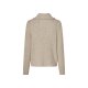 esmara® Damen Stricktroyer / Strickpullover, mit Wollanteil (Beige, L(44/46)) - B-Ware neuwertig