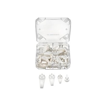 PARKSIDE® L-Haken und Dübel-Set / Schraubhaken und Dübel-Set / Kunststoff Haken Set (40 tlg.) - B-Ware Transportschaden Kosmetisch