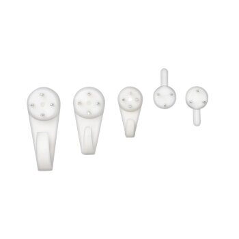 PARKSIDE® L-Haken und Dübel-Set / Schraubhaken und Dübel-Set / Kunststoff Haken Set (40 tlg.) - B-Ware Transportschaden Kosmetisch