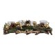 LIVARNO home Adventskranz rechteckig mit 4 Teelichthaltern (Gold) - B-Ware sehr gut