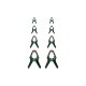 PARKSIDE® Spannzwingen-Set, mit materialschonenden Spannbacken (8 tlg.) - B-Ware neuwertig