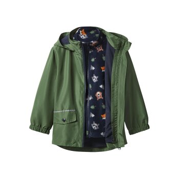 lupilu® Kinder-3-in-1-Allwetterjacke, 2-teilig (grün/marine, 98/104) - B-Ware neuwertig
