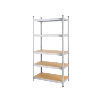 PARKSIDE® Schwerlastregal, verzinkter Stahl, 180 x 90...