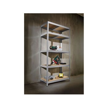 PARKSIDE® Schwerlastregal, verzinkter Stahl, 180 x 90...