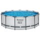 BESTWAY Steel ProMAX Stahlrahmenpool-Set mit Filterpumpe Ø 396 x 122 cm - B-Ware sehr gut