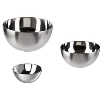 ERNESTO® Edelstahl-Schüssel-Set, 3-teilig - B-Ware
