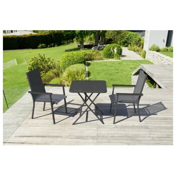 LIVARNO home Alu-Stapelsessel »Houston«, grau...