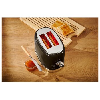 SILVERCREST® Doppelschlitz-Toaster Edelstahl »STR 980 C3« (schwarz 1973) - B-Ware gut