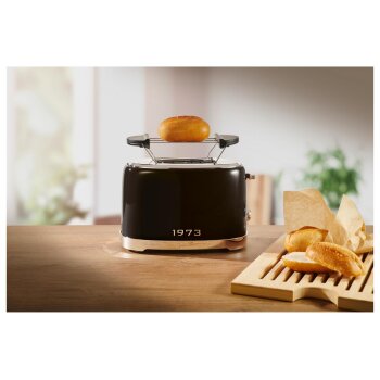 SILVERCREST® Doppelschlitz-Toaster Edelstahl »STR 980 C3« (schwarz 1973) - B-Ware gut